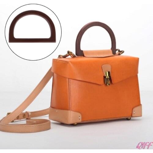 Wooden Handle Replacement DIY Handbag Purse Frame Bag Accessories