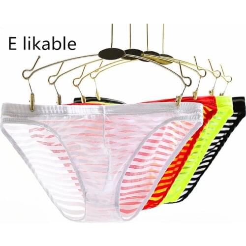 E симпатичен Men's Transparent Briefs
