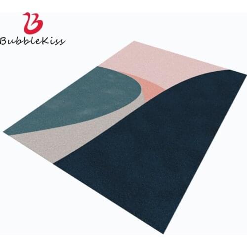 Bubble Kiss Korea Style Carpet Abstract Splice Rugs For Living Room Carpet Bedroom Decor Pink Rug Customize Bedside Carpet