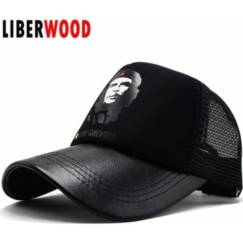LIBERWOOD Cuba Che Guevara Unisex Baseball Cap men women Trucker Hat Summer Cotton mesh cap dad hat hip hop gorras golf hat