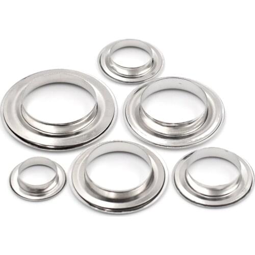 500sets Eyelets Inner Diameter 10mm-20mm Metal Eyelets with Washer DIY Handmade Craft Sewing Clothing Belt Bulk Accessories