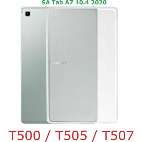 Matte Soft TPU Coque for Samsung Galaxy Tab A7 10.4 SM-T500 T505 Case TPU Cover Slim For Samsung Tab A7 10.4 T500 T505 Cover