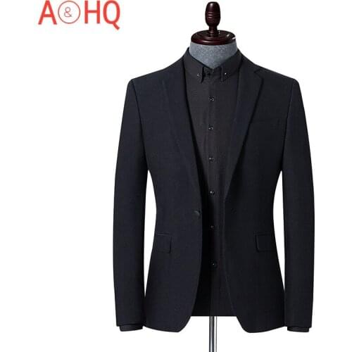 Korea Style A buckle Split Suit Jackets Men Slim Fit Formal Business Office Blazers Man High Quality 2021 Spring 4XL