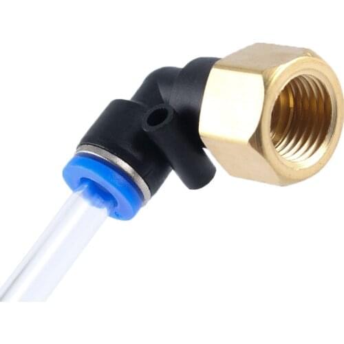 Pneumatic quick connector L-type female thread PLF elbow 6-01 8-02 Trachea plug connector 3 points 4 points M5 PLF