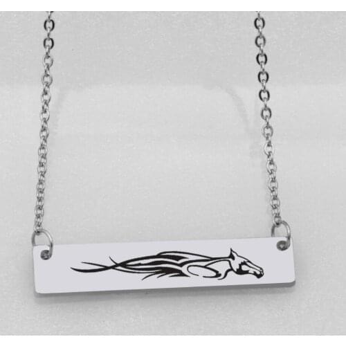 Ufine jewelry dad gift pendant army card dad I pick you as best dad stainless steel customed necklace N4467