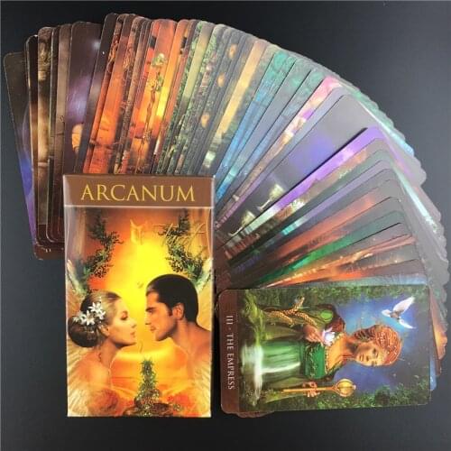 Full English Arcanum Tarot Cards Deck Oracle Playing Cards For Party Board Game