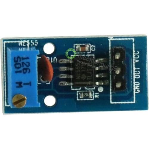NE555 Adjustable Resistnce frequency pulse generator module for Arduino car interior 5V-12V single-channel Output module 29 * 12