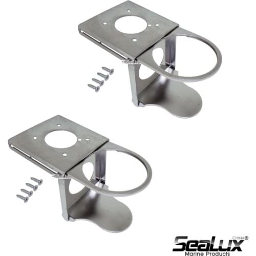Sealux Patent Hidden Foldable Drink holder Office Cup holder Desk Gadgets Marine Multiple usage Car RV Boat Fishing 2 per set