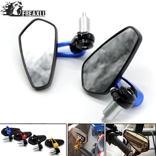 Universal Motorcycle acessories Mirrors Side Rearview Mirror 7/8"" 22mm handle bar For YAMAHA YBR 125 BMW F 800 R Honda Shadow
