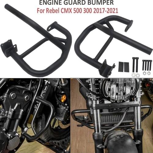 Motorcycle Engine Guard Bumper Crash Bar Body Frame Protector For Honda Rebel CMX 500 300 CMX500 CMX300 2017 2018 2019 2020 2021