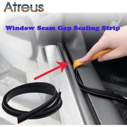 1M Car Window Gap Soundproof Seal Strip Interior Sticker For Volkswagen Polo 6r 9n golf 7 6 5 4 v mk4 mk2 mk3 gti Caddy VW t5 t4