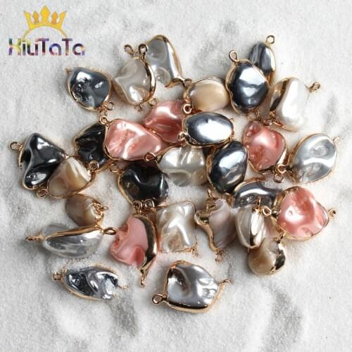 1pcs Natural Irregular Freshwater Pearls Yellow Pink White Grey Loose Beads For Jewelry Making Diy Pearl Necklace Bracelet