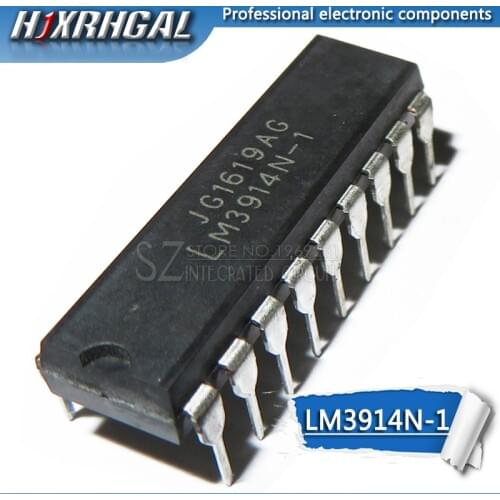1PCS LM3914N-1 LM3915N-1 LM3916N-1 DIP LM3914N LM3915N LM3916 new and original IC HJXRHGAL