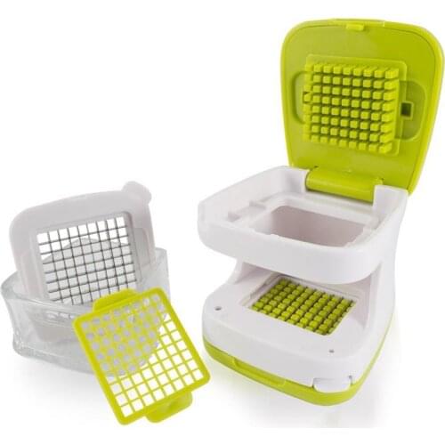 1pc New 2 in 1 Plastic Garlic Press Presser Grater Dicing Slicing and Storage Kitchen Fruit Vegetable Cooking Tools