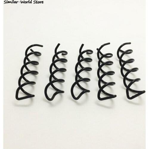 10Pcs/ 5P Of Screw Bobby Spiral Spin Pin Hair Clip Twist Barrette Black New Hairpins Hair Band Accessoriesairs