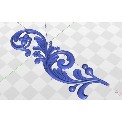 Artcam Meandr_63 cnc STL model relief file format