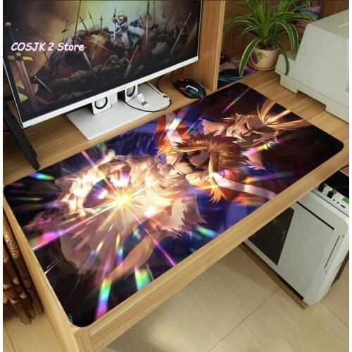 Anime My Hero Academia All·Might Midoriya Izuku Large Mouse Pad Thicken Gaming Mice Mat Desk Keyboard Mat Anti-Slip Playmat Gift