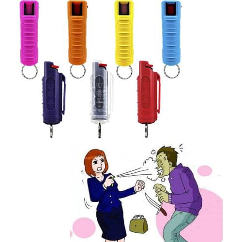 20ml Pepper Spray Tank Bottle Plastic Case Self-defense Anti-wolf for Ladies Car Emergency Empty Box (No Water) Camping Tool