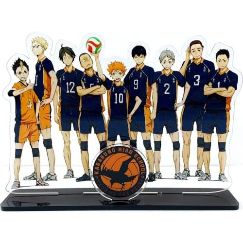 Love Thank You Haikyuu Hinata kageyama Tsukishima Sugawara family acrylic stand figure model plate holder topper anime karasuno