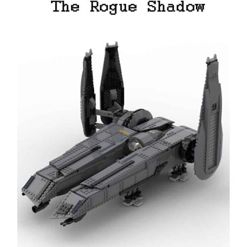 MOC Blocks Battleship Model Educational Toys, War Movie Series Star Movie 2 The Rogue Shadow-Unleash The Power
