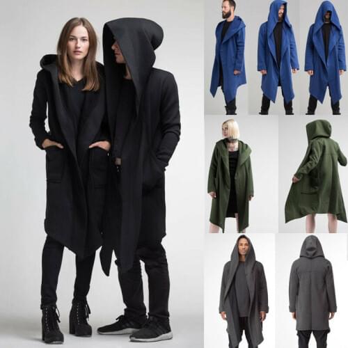 Unisex Mens Autumn Cardigan Hoodie Warm Women Coat Jacket Burning Activewear