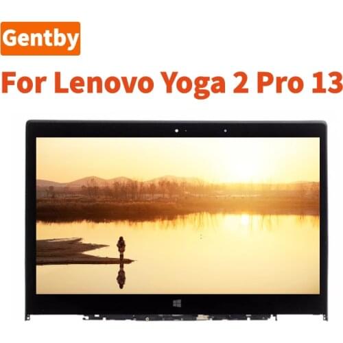 New 13.3 inch For Lenovo Yoga 2 Pro 13 LTN133YL02-L01 90400232 LCD Screen Digitizer With Touch Glass Bezel Assembly 3200x1800
