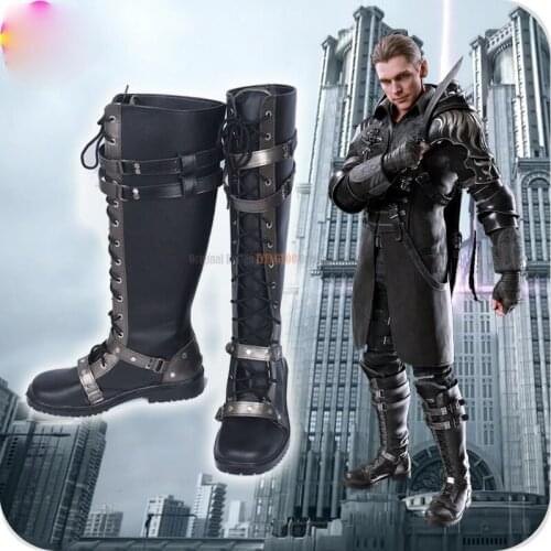 Final Fantasy Luche Lazarus Anime Characters Shoe Cosplay Shoes Boots Party Costume Prop