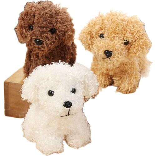 Wholesale 50pcs/lot 12CM Plush Dog Stuffed Animal Plush Toys Keychains For Girls Gift