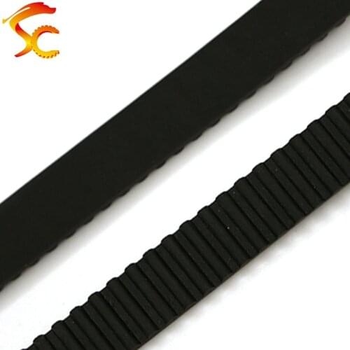 High Quality 2Meters/Lot HTD 3M timing belt Width 10mm Rubber Color Black 3M-10 Open Belt HTD3M for Laser Engraving CNC
