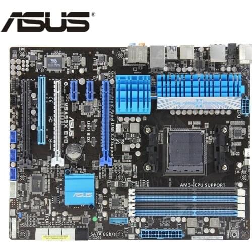 Socket AM3+ ASUS M5A99X EVO Motherboard ATX M5A99X-EVO Systemboard DDR3 For AMD 990X Overclocking 32GB Desktop Mainboard Used