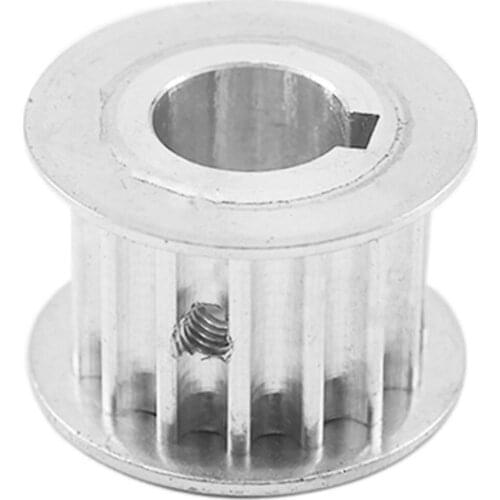 2PCS, 5M 15T Keyway Timing Pulley, 8/10/12mm Bore, Keyway Diameter 3/4mm, 16/21mm Width, Motor Belt Pulley For CNC Machine