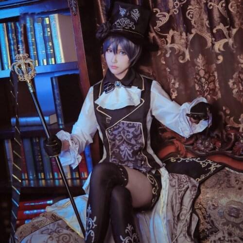 2017 Black Butler Sun Awake Anime Ciel Phantomhive Cosplay Yume 100 Halloween costume Free Shipping With Good Quality