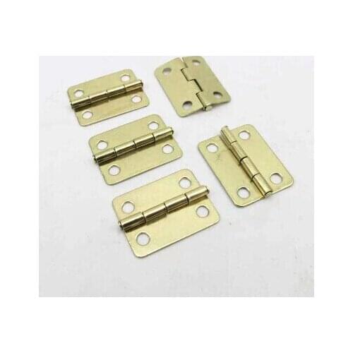 30PCS free shipping 2.3 * 1.9 small brass hinge folding mini miniature model of DIY crafts woodworking hardware fasteners