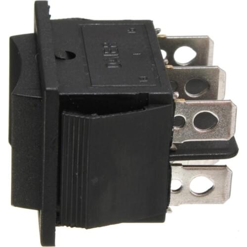 4pcs 6-Pin Sunroof Locks Rocker Momentary Switch DPDT On/Off/On 12V for Car