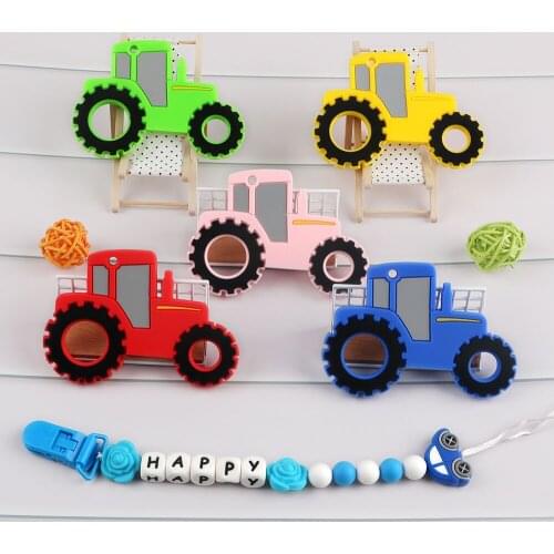 Kovict BPA Free 5/10pcs car Silicone Baby Teether rodent Baby Teething Toys Chewable Animal Shape Baby Products Nursing Gift