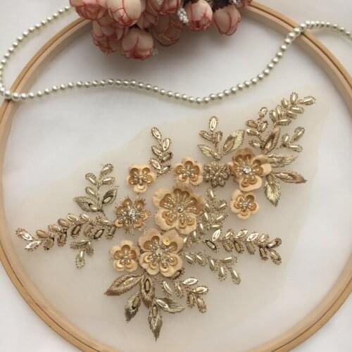 DIY Apparel Sewing & Fabric embroidery lace patches dress accessories craft material multiple colors