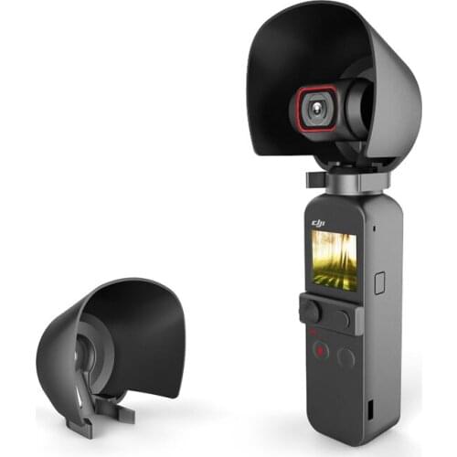 Anti-glare Lens Hood Sunshade Cover for DJI Pocket 2 Handheld Gimbal Camera Vlog Stabilizer Accessories