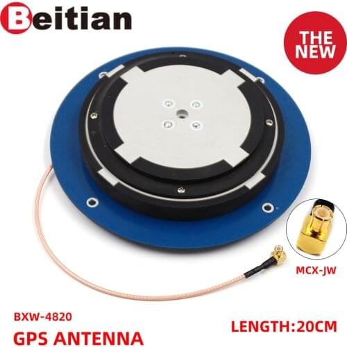 BEITIAN built-in GNSS antenna for F9P UAV survey CORS RTK GPS GLONASS GALILEO BEIDOU MCX-JW BXW-4820