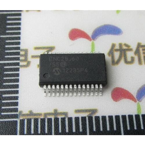 Free shipping SMD SSOP ENC28J60/SS network module / ENC28J60 Ethernet controller / ENC28J60 SPI Interface
