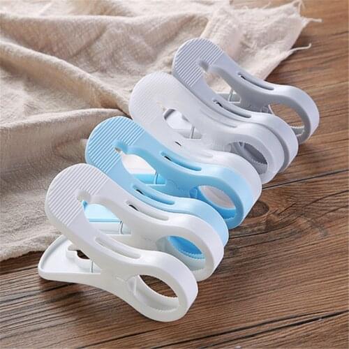 Large Clothes Clip Plastic Hangers Clothespins Towels Hanging Pegs Food Bag Sealing Clip Big Clip Clothespin Cotton Quilt Clip