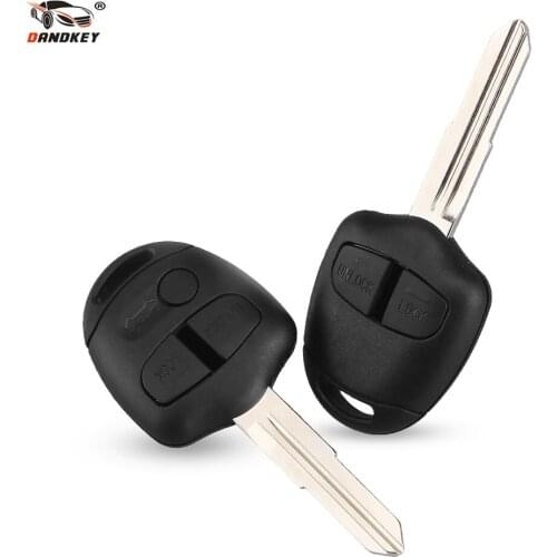 DANDKEY 2 3 Buttons Car Remote Key Case Fob Cover For Mitsubishi Lancer EX Evolution Grandis Outlander With Right Blade