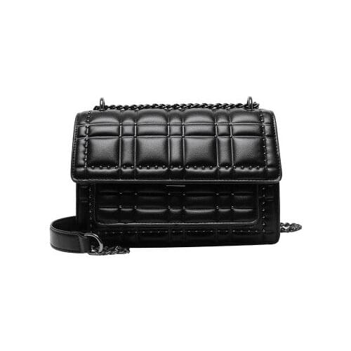 Designer Bag Female New Fashion Korean Fashion Bag Square Sling Bag Chain Shoulder Crossbody Messenger Bag Purses and Handbags