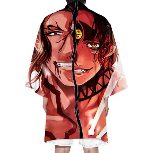 2021 Record of Ragnarok 3D Print Kimono Haori Yukata Japanese Anime Cosplay Women/Men Summer Casual Lengthen Streetwear Clothes