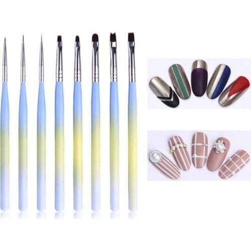 1pcs Acrylic Gel phototherapy Nail Art Brush Design Nail flower line pattern Pen Suitable for Women professional Manicure Tool