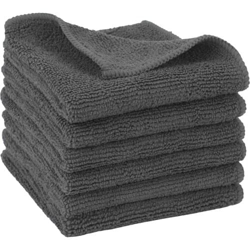 Sunland Microfiber Kitchen Towel Set Dish Cloth Wash Wiping Rags Household Tableware Cleaning Cloth Absorbent 20cmx20cm 10 Packs