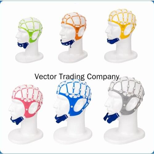 Disc-shaped EEG Cap EEG Cap Rubber Band Cap EEG Gold Cup Electrode Fixing Cap EEG Accessories