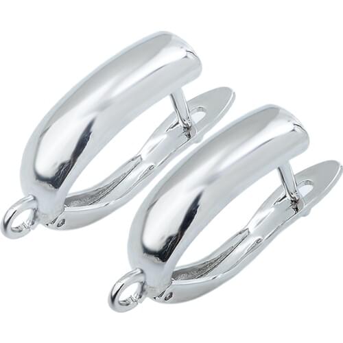 Peixin DIY Earring Hook Hypoallergenic Jewelry Accessories Making Female Tassel Crystal Pearl Earrings Findings Clasp Wholesale