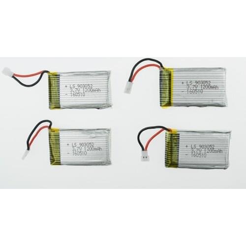 3.7V 1200Mah Li-po battery for Syma X5SW X5SC M18 H5P drone RC Quadcopter 4 pcs high quality