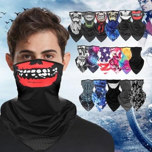 Face Cover Balaclava Scarf Neck Outdoor Sport Silk Earloop Tube Unisex Unisex Head Face Neck Gaiter Climbing Scarf Face Mask