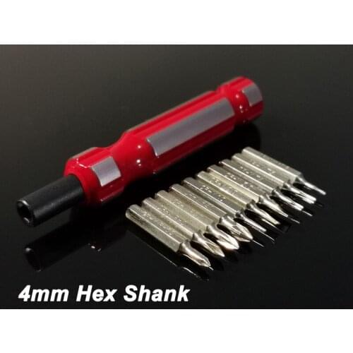 Mini 4mm Hex Shank Screwdriver Drill Bits Phillips Slotted Torx Magnetic Screw Handle DIY Hand Tools Kit